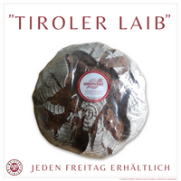 Tiroler Laib, echtes Sauerteigbrot aus der B&auml;ckerei Gurgltalbrot in Nassereith